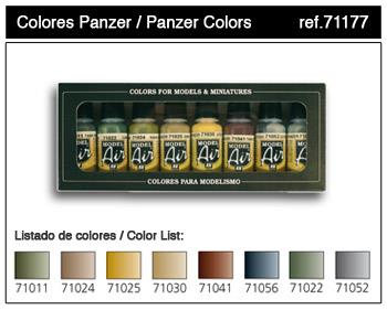 71.177 Panzer Colors 8x17ml